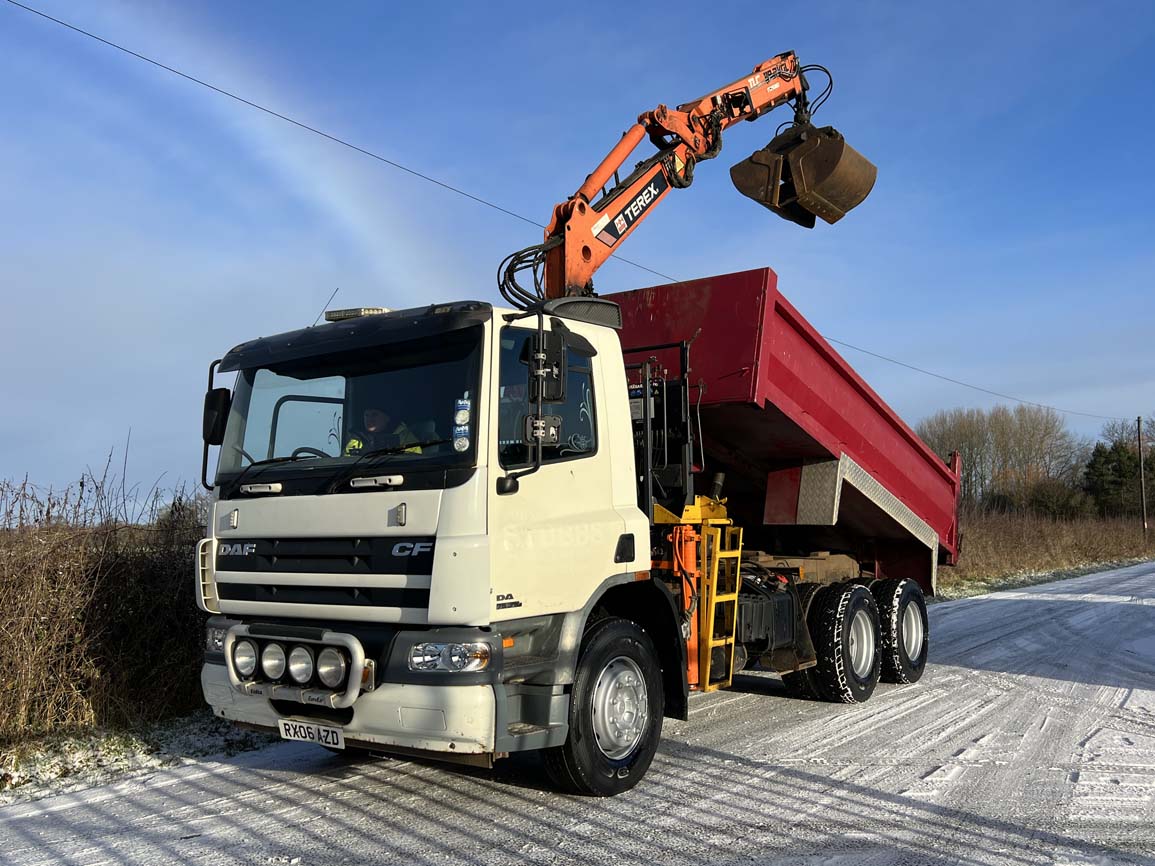 DAF CF 75 310 6 X 4 Tipper With Grab - RX06AZD