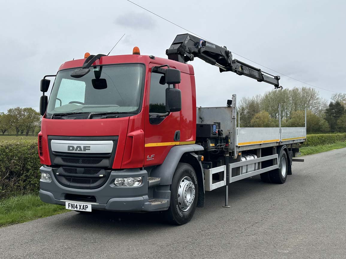 DAF LF 250 4 X 2 Dropside With Crane - FN14XAP