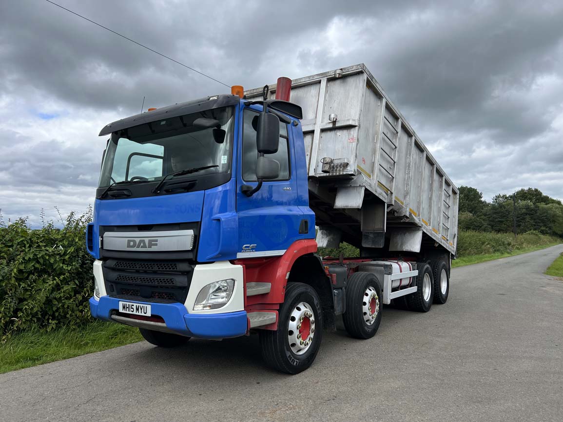 DAF CF 85 440 8 X 4 Alloy Body Tipper - MH15MYU