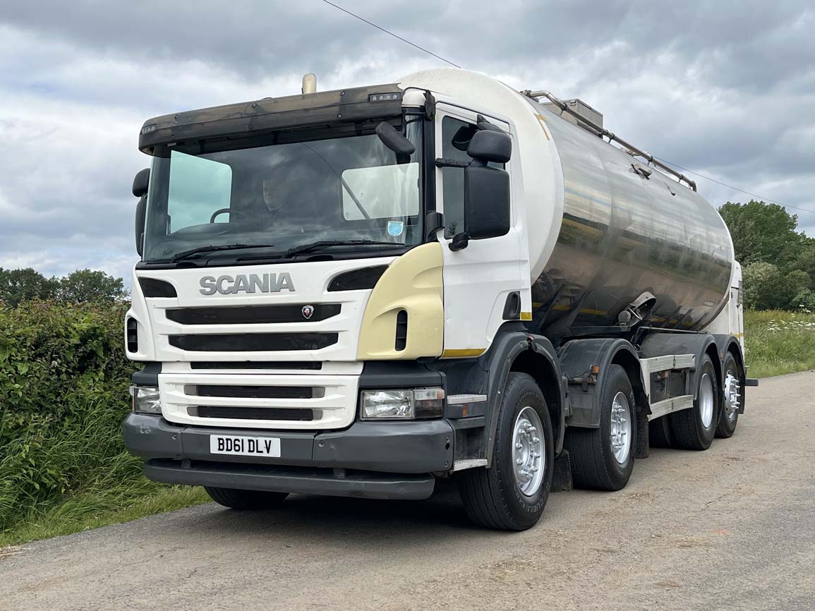 Scania P360 8 X 2 Food Tanker - BD61DLV