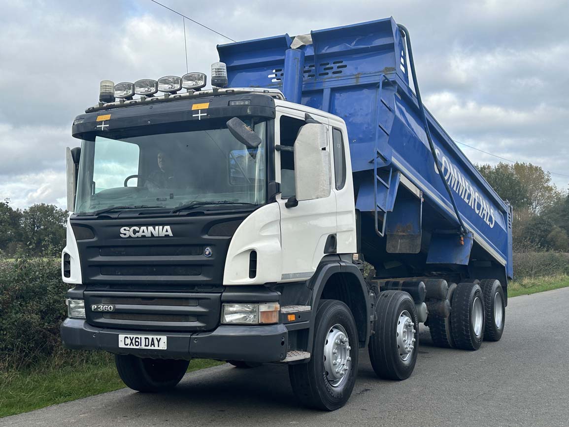 Scania P360 8 X 4 Steel Body Tipper - CX61DAY