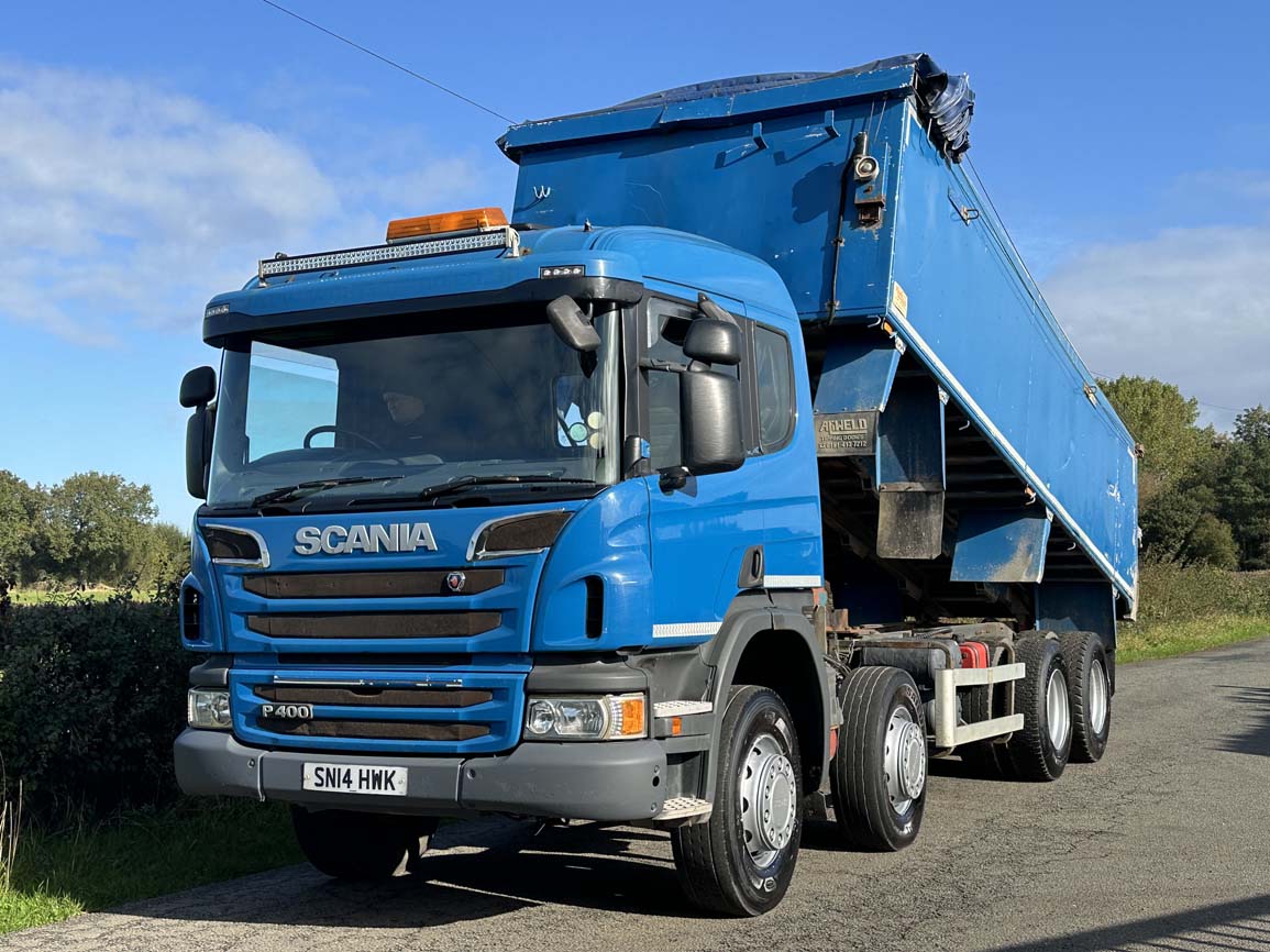 Scania P400 8 X 4 Alloy Body Tipper - SN14HWK