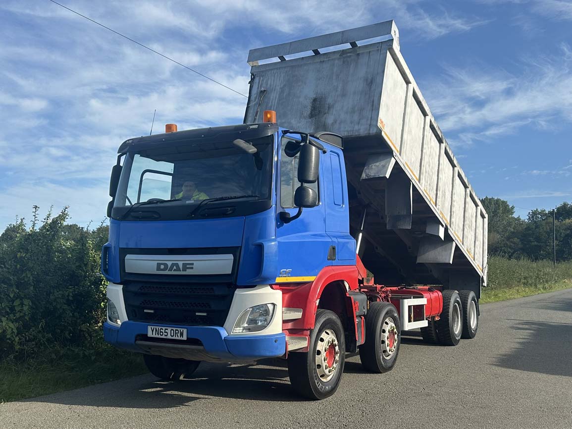 DAF CF 85 440 8 X 4 Alloy Body Tipper - YN65ORW