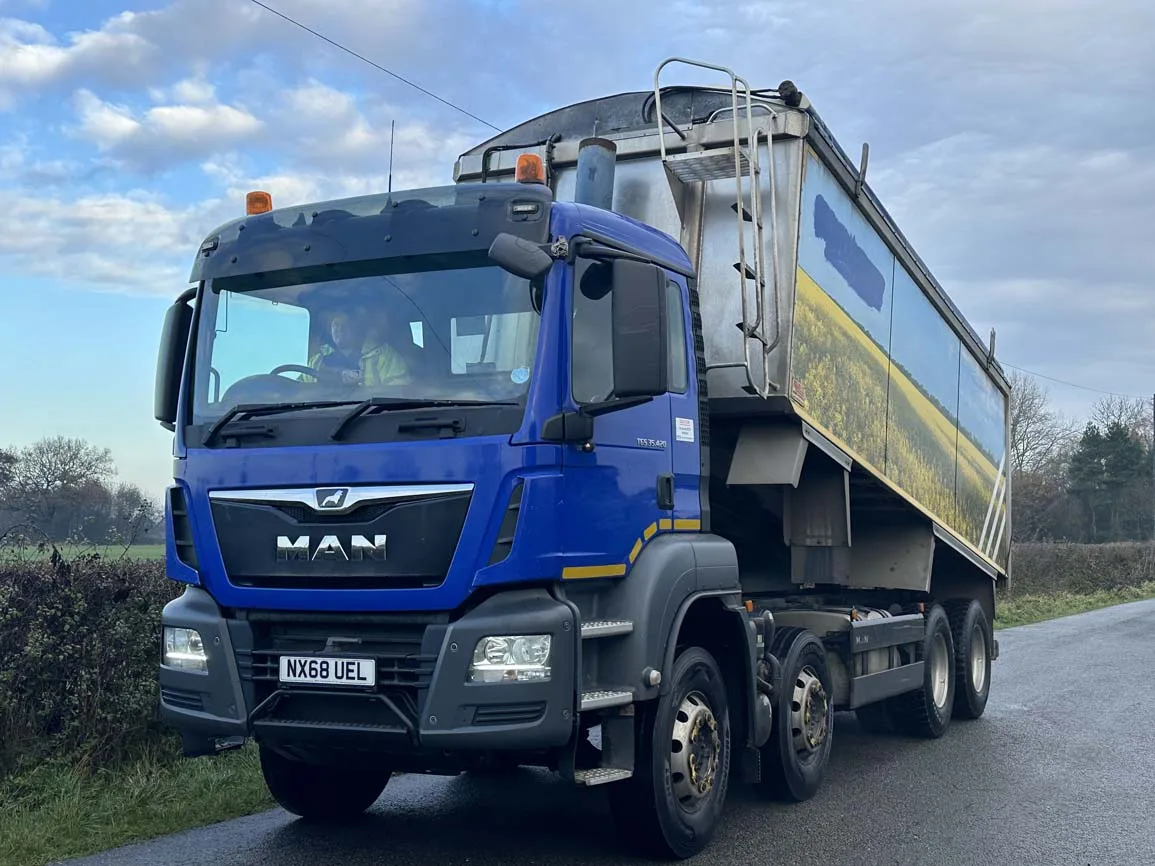 MAN TGS 35 420 8 X 4 Alloy Body Tipper - NX68UEL