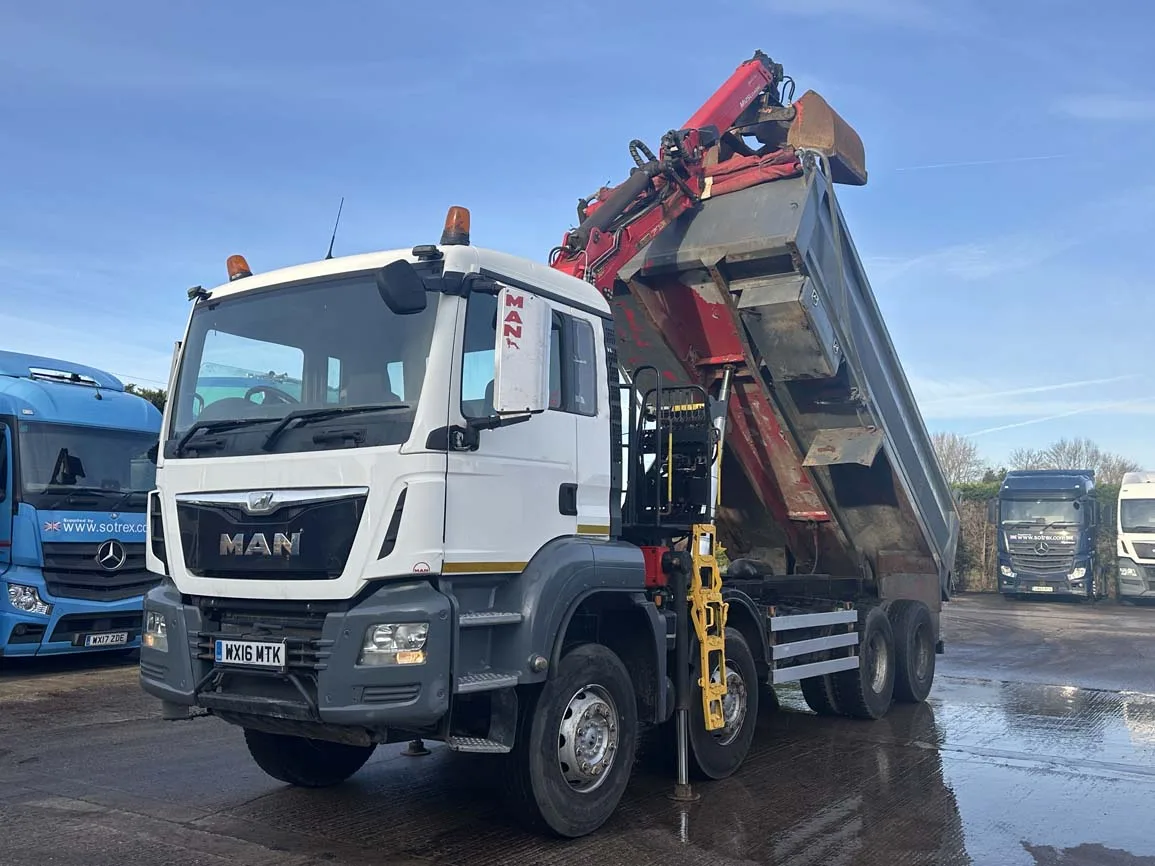 MAN TGS 35 400 8 X 4 Tipper with Grab - WX16MTK