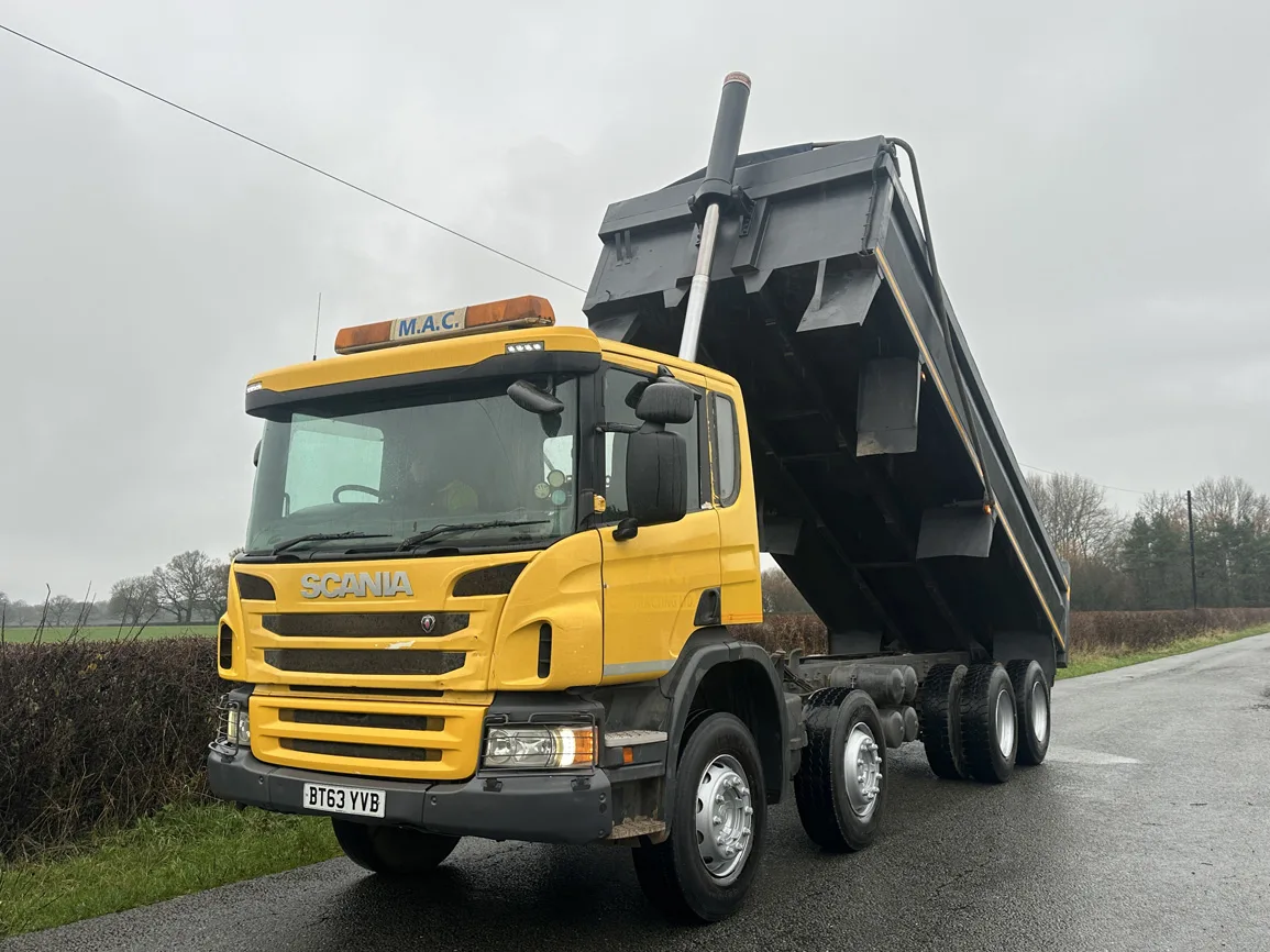 Scania P400 8 X 4 Steel Body Tipper - BT63YVB