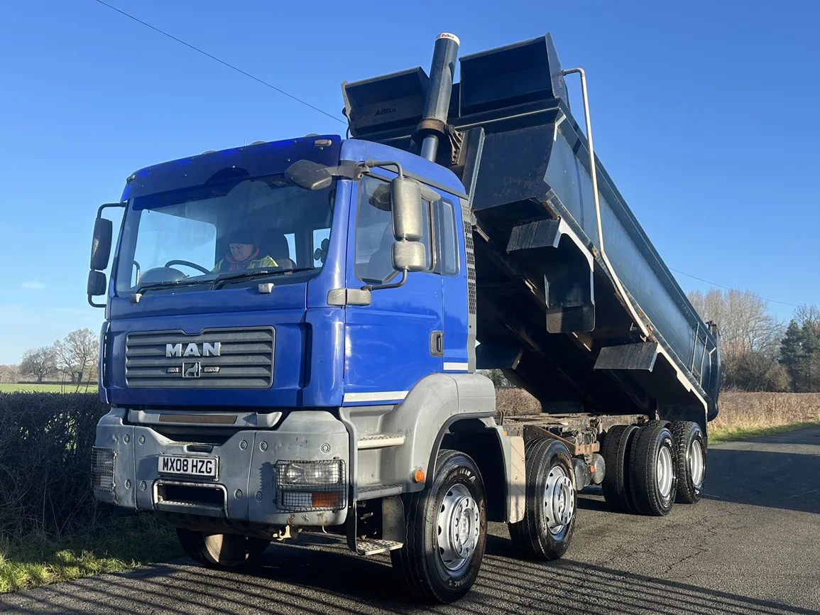 MAN TGA 400 8 X 4 Steel Body Tipper - MX08HZG
