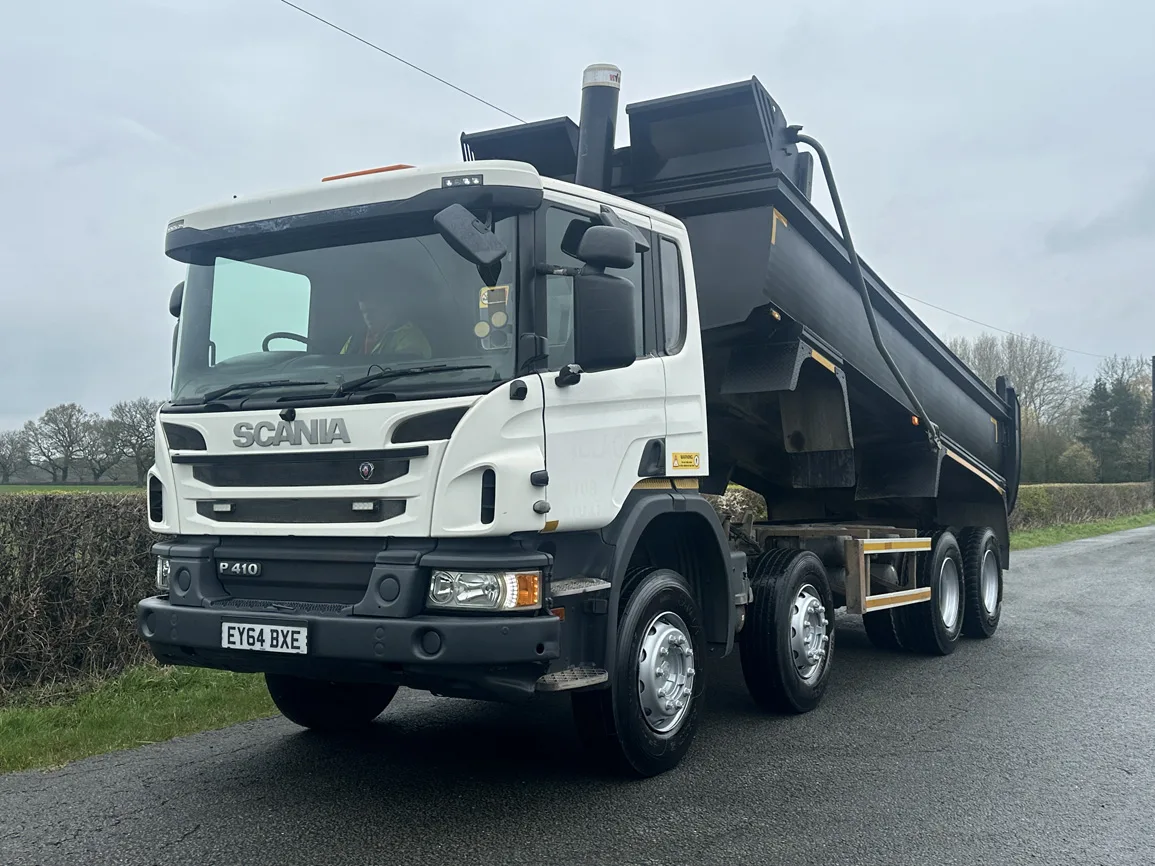 Scania P410 8 X 4 Steel Body Tipper - EY64BXE