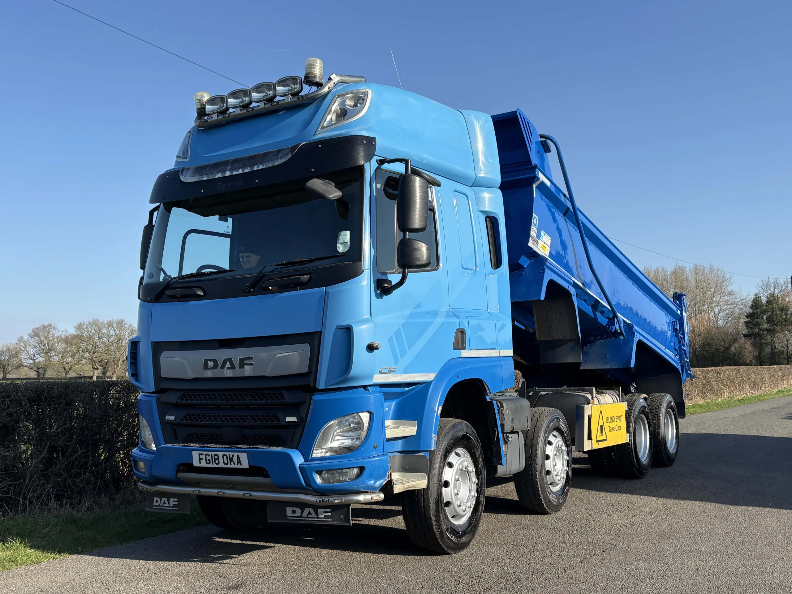 DAF CF 450 8 X 4 Steel Body Tipper Sleep CAB - FG18OKA