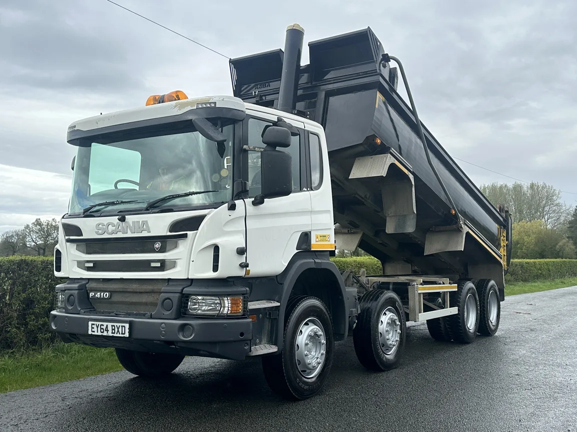 Scania P410 8 X 4 Steel Body Tipper - EY64BXD