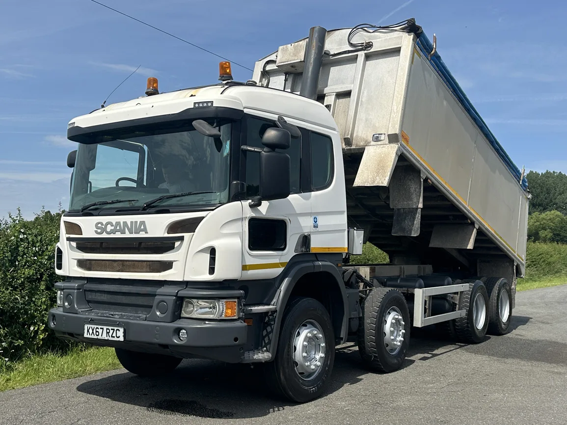 Scania P410 8 X 4 Alloy Tipper Sleeper - Euro 6 - KX67RZC