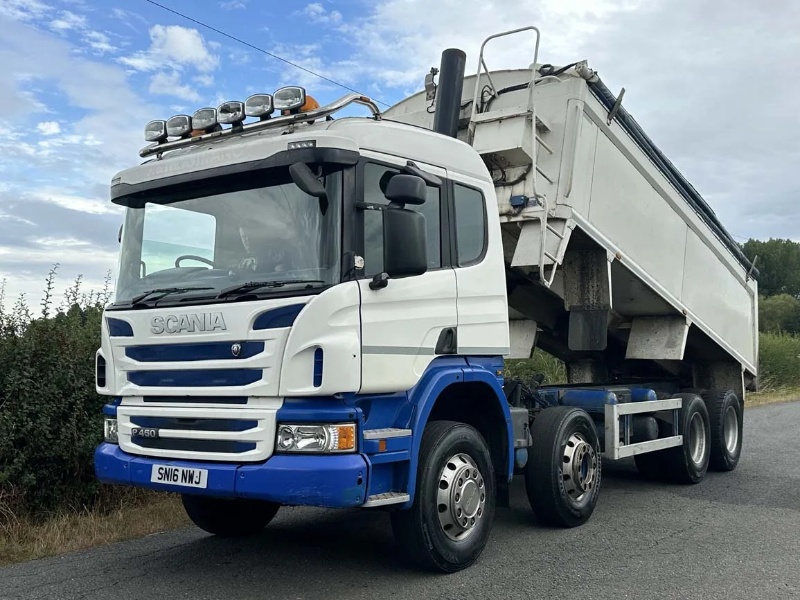 Scania P450 8 X 4 Alloy Body Tipper with Sleeper - Euro 6 - SN16NWJ