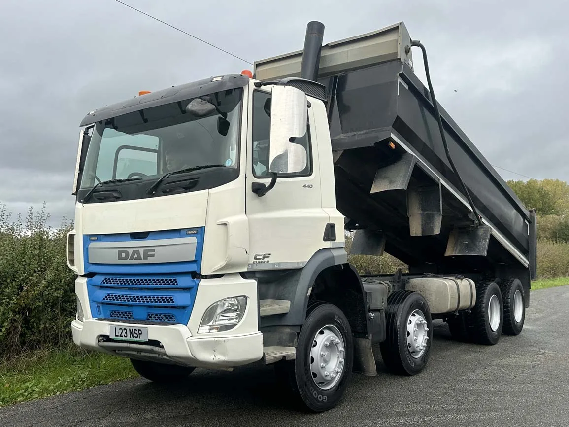 DAF CF 440 8 X 4 Steel Body Tipper - British MOT & Low Mileage - L23NSP / CN15OHY